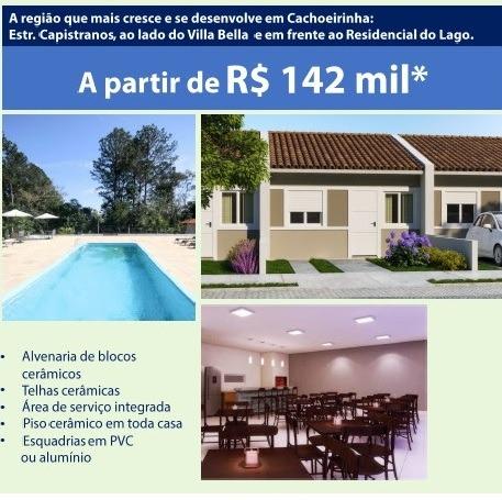Mais em Conta Casa de Condomínio de Cachoeirinha, 2 dormitórios, 2 vagas para carro, infra - Foto 2