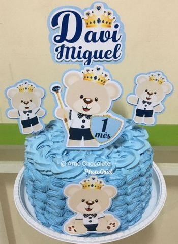 Bolos para Mesversario do seu pequeno - Foto 4