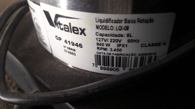 Liquidificador Industrial Vitalex 8lt - Foto 3