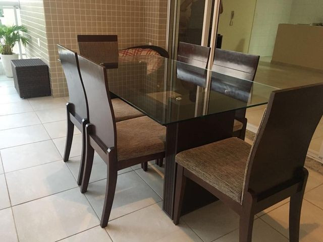 Mesa de jantar + 6 cadeiras - Foto 4