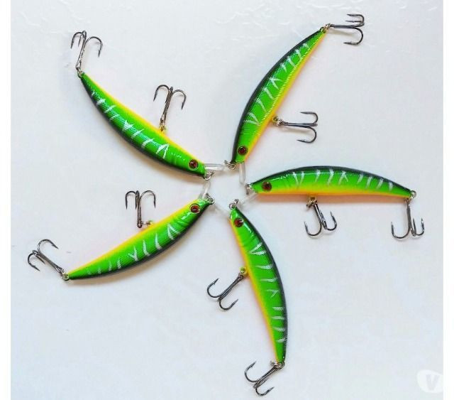 Isca Artificial de Pesca Minnow Green 7070 (9 cm) & (9 g) - Foto 4