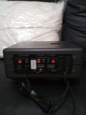 Receiver (Amplificador e Rádio) de 80 W Rms ou 8.000 Pmpo com duas caixas de som CSR - Foto 3