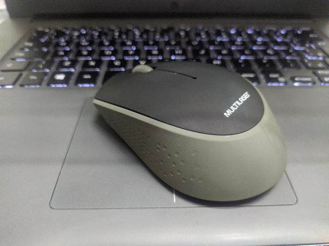 Mouse sem Fio Wireless Multilaser MO257 na Caixa + Garantia 3 anos - Usado por 5 dias.
