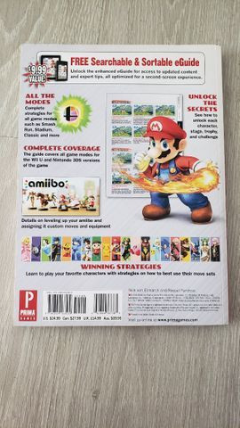 Official Game Guide Super Smash Bros 3ds E Wiiu. Inglês - Foto 3