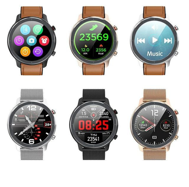 Smartwatch Original Lemfo L11 Pulseira de Aço Preto - Foto 3