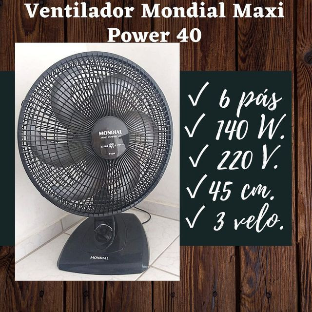 Ventilador R$60,00