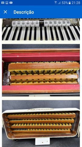 Acordeon sanfona italiana marinucci 4/5 de vóz - Foto 5