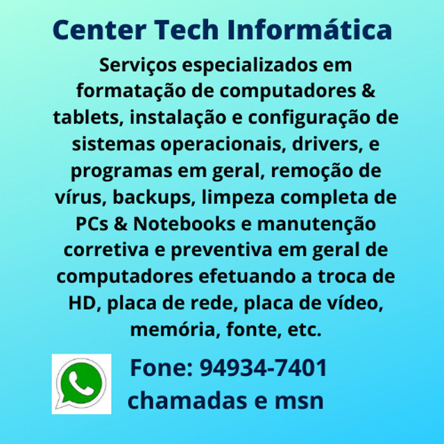 Center Tech Informática