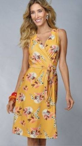 Vestido DeMillus Amarelo Floral