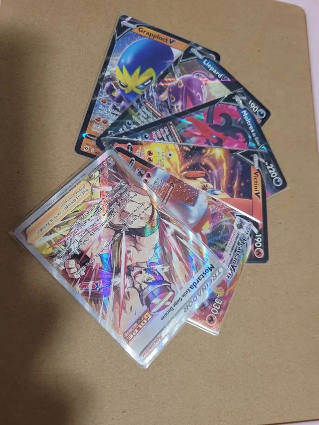 Kit 10 Cartas Pokémon Ultra Raras - Pokemanos