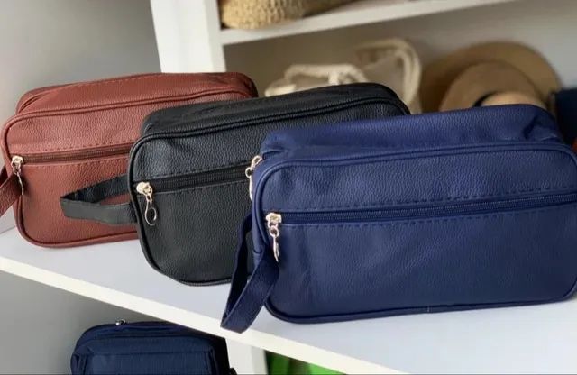 Necessaire Masculina Em Couro: Um Acessório Elegante e Funcional - Foto 5