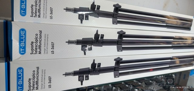 tripé para celular - câmera - luzes de estúdio -  2.10m - Foto 4