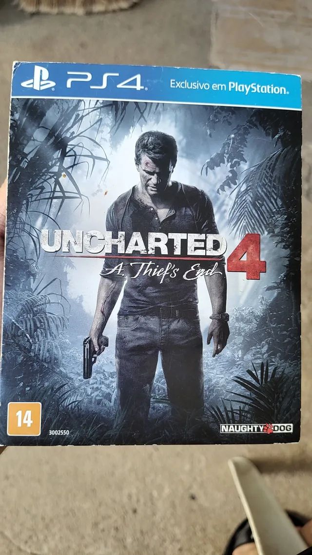 Jogo Uncharted 4 - Mídia Física - Playstation 4