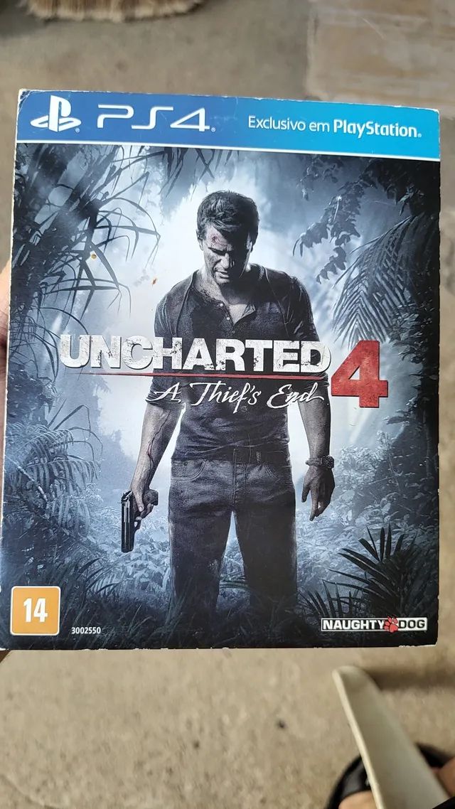 Uncharted 4 A Thief's End Mídia Física Português BR