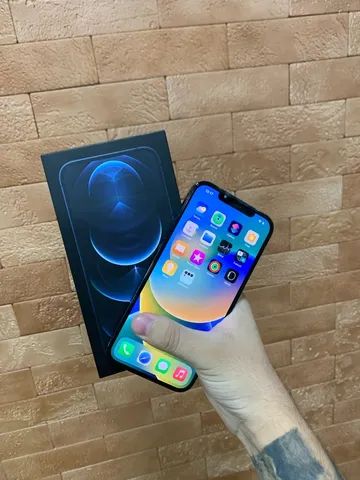 iPhone 12 Pro maxx azul impecável com garantia // adquira hoje  - Foto 4