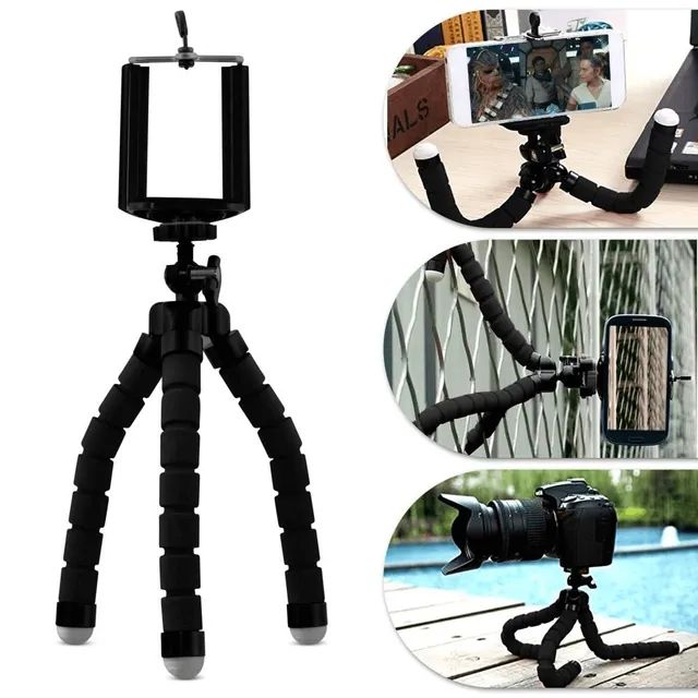 Tripé Flexível Articulado Suporte Celular Selfie Câmera - Foto 3