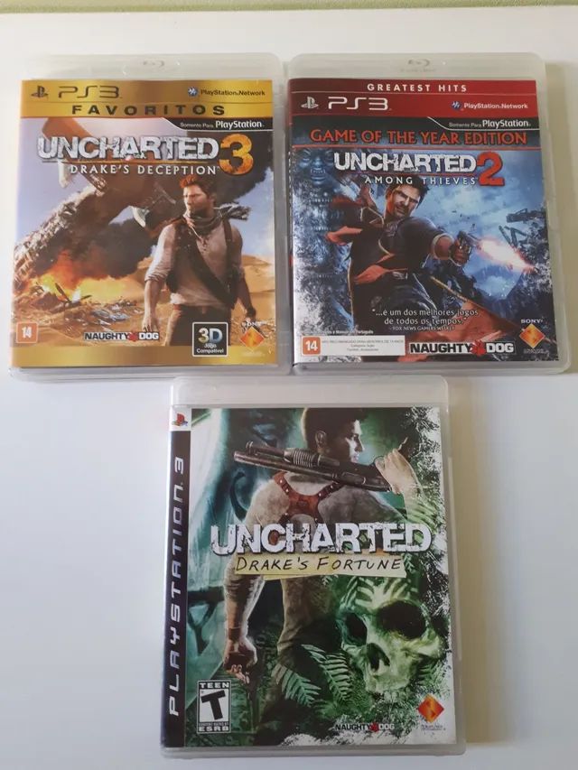 Jogo Uncharted 3 Ps3 Europeu Original