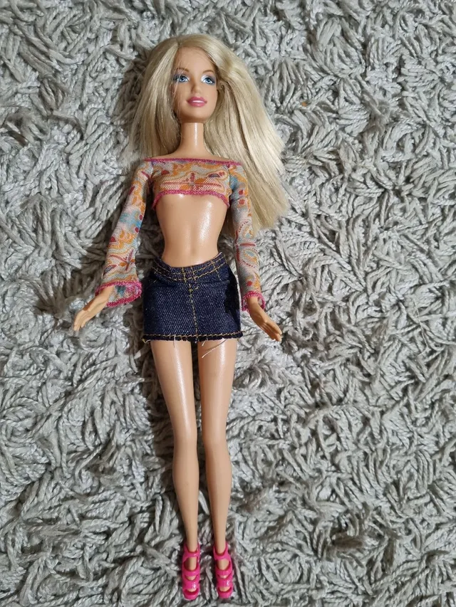 Cabeça Boneca Barbie P/ Pentear Maquiar E Fazer Unhas Barbie Color