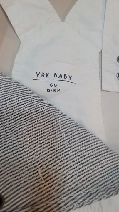 Macacão bebê branco - novo - Foto 4