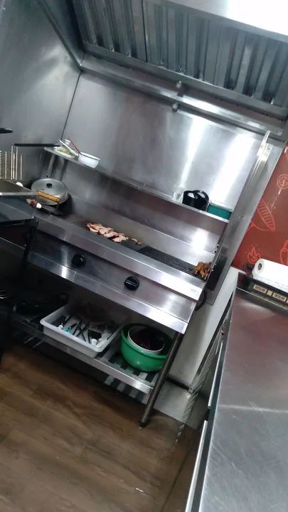 Chapa e broiler de bancada inox a gás  - Foto 2