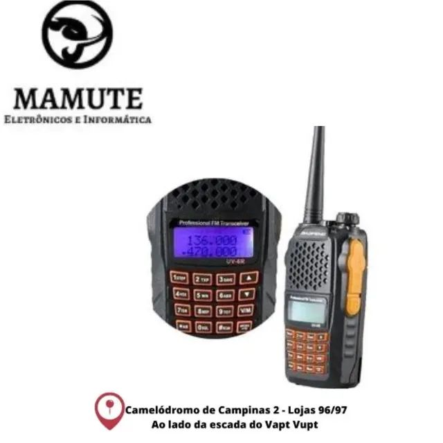 Radio Ht Walk Talk Dual Band Uhf Vhf Fm Baofeng Uv-6r 7w