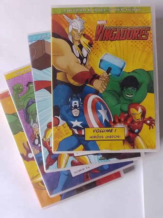 Coleção DVD's Vingadores - Heróis Unidos!