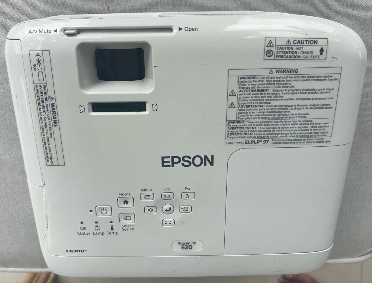 Projetor Epson PowerLite E20 