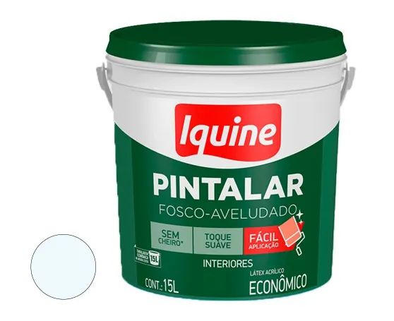 Tinta IQUINE Pintalar 15L Branco Neve. Frete *grátis: Casa caiada, Bairro novo, Bultrins