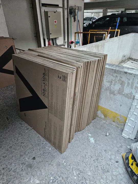 Piso Villagres 108x108 Cinza - 20 caixas(2un por caixa) - Foto 4