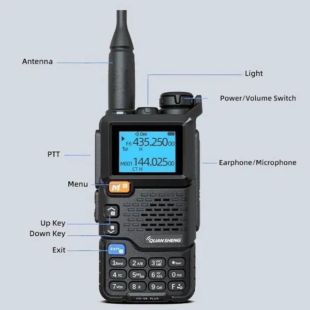 Rádio HT Quansheng UV-5R Plus - Foto 4