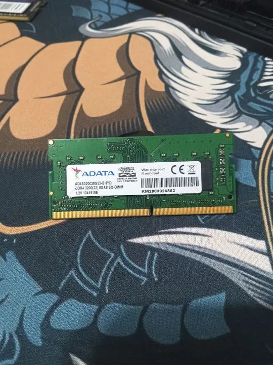 Memória RAM Adata 8GB DDR4 3200MHz SO-DIMM