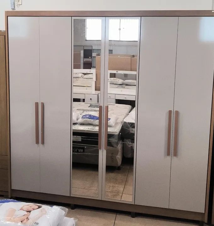Guarda-roupa casal 100% MDF 