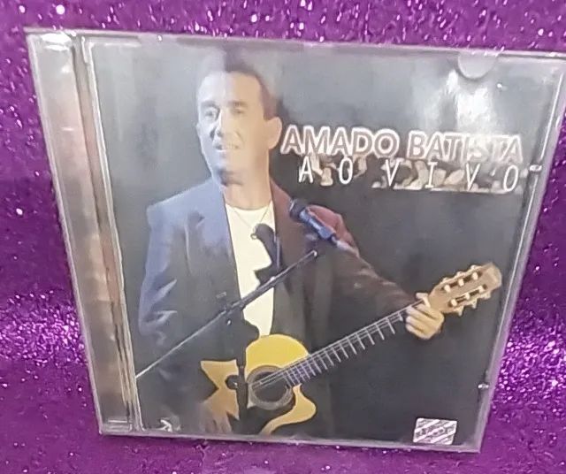 cd - amado batista - Perdido de Amor / amado batista ao vivo / mega hits - Foto 3