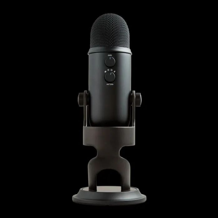 Microfone Blue Yeti USB Preto - Novo - Foto 2