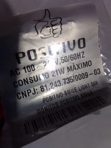 Kit completo  monitor positivo smile Light 568 completo  - Foto 2