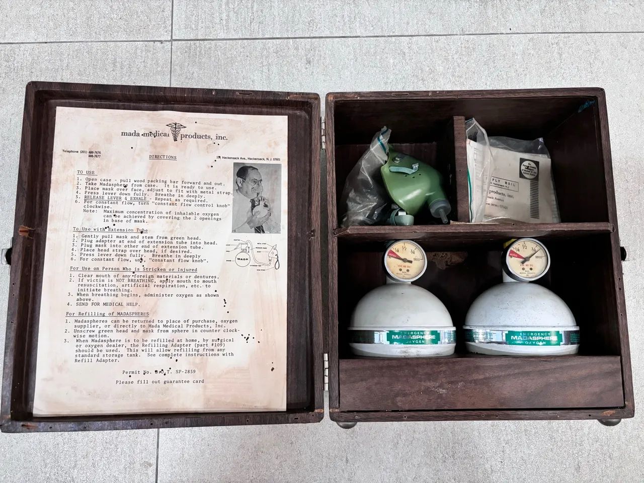 Kit Oxigênio Emergência antigo