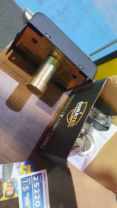 Fechadura DuraTec - Nova na caixa com 6 chave tétra - Foto 2