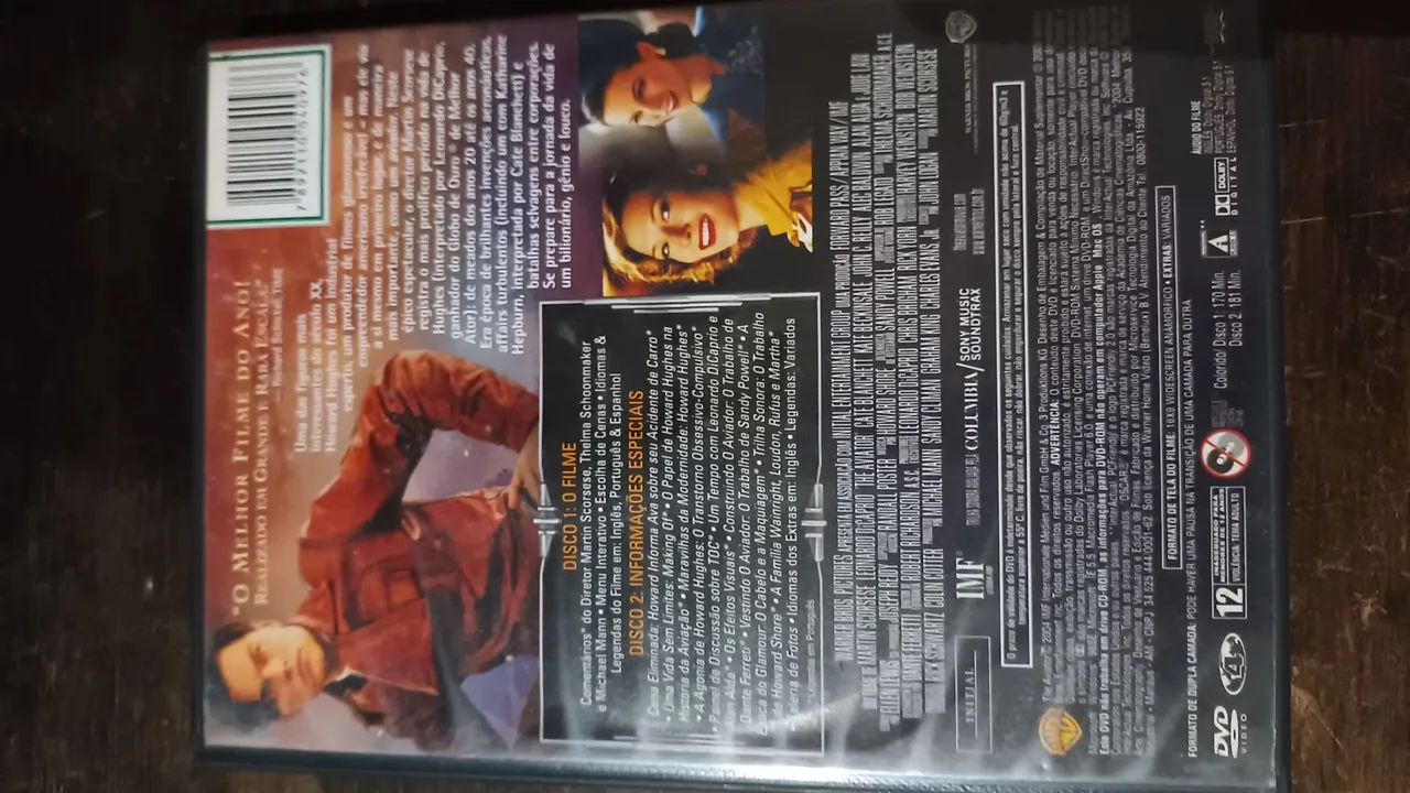 O aviador filme dvd  - Foto 2