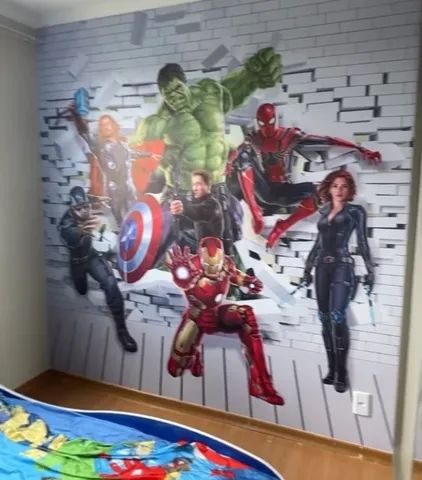 Papel de parede, Adesivo, Tecido (Instalação)