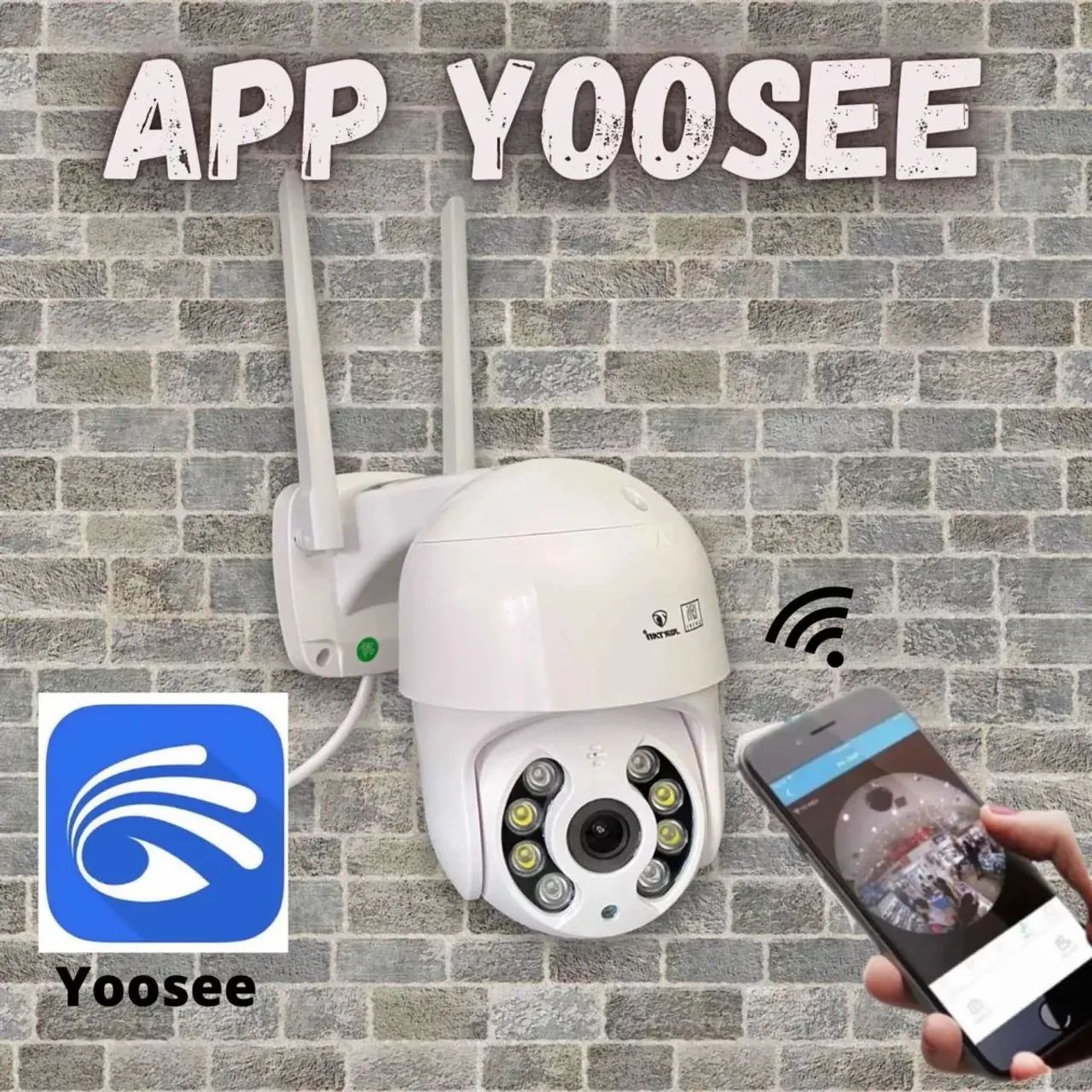 Câmera de Segurança A Prova D'água Infravermelho Wi-fi. Entrega Grátis!