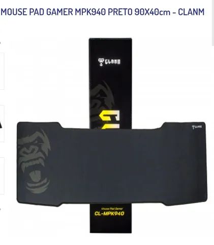 MOUSE PAD GAMER 90x40 4mm