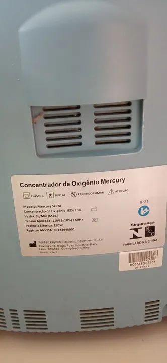 Concentrador de Oxigênio com Nebulização - Foto 3