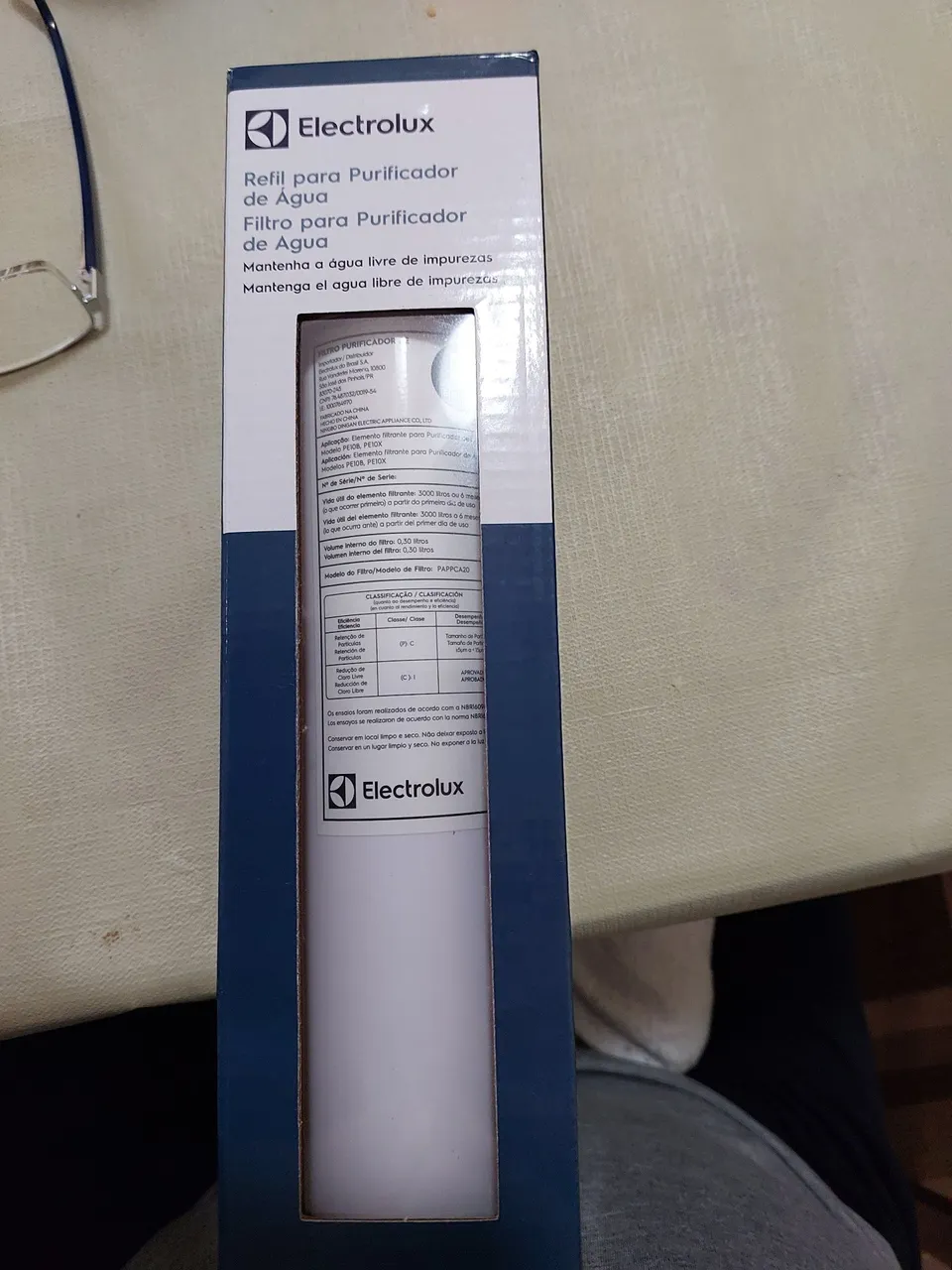 02 Refis Filtro Purificador de Água Electrolux PE10B e PE10X