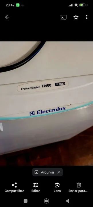 Vendo Freezer Eletrolux H-4OO - Foto 3