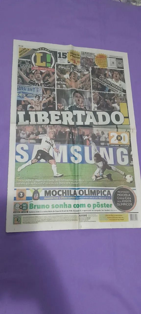 Relíquia do  Campeão da Libertadores 2012 - Foto 3