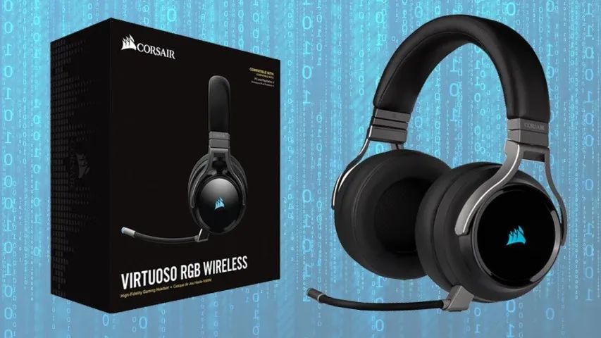 Headset Gamer Corsair Virtuoso RGB Wireless Preto - Foto 2