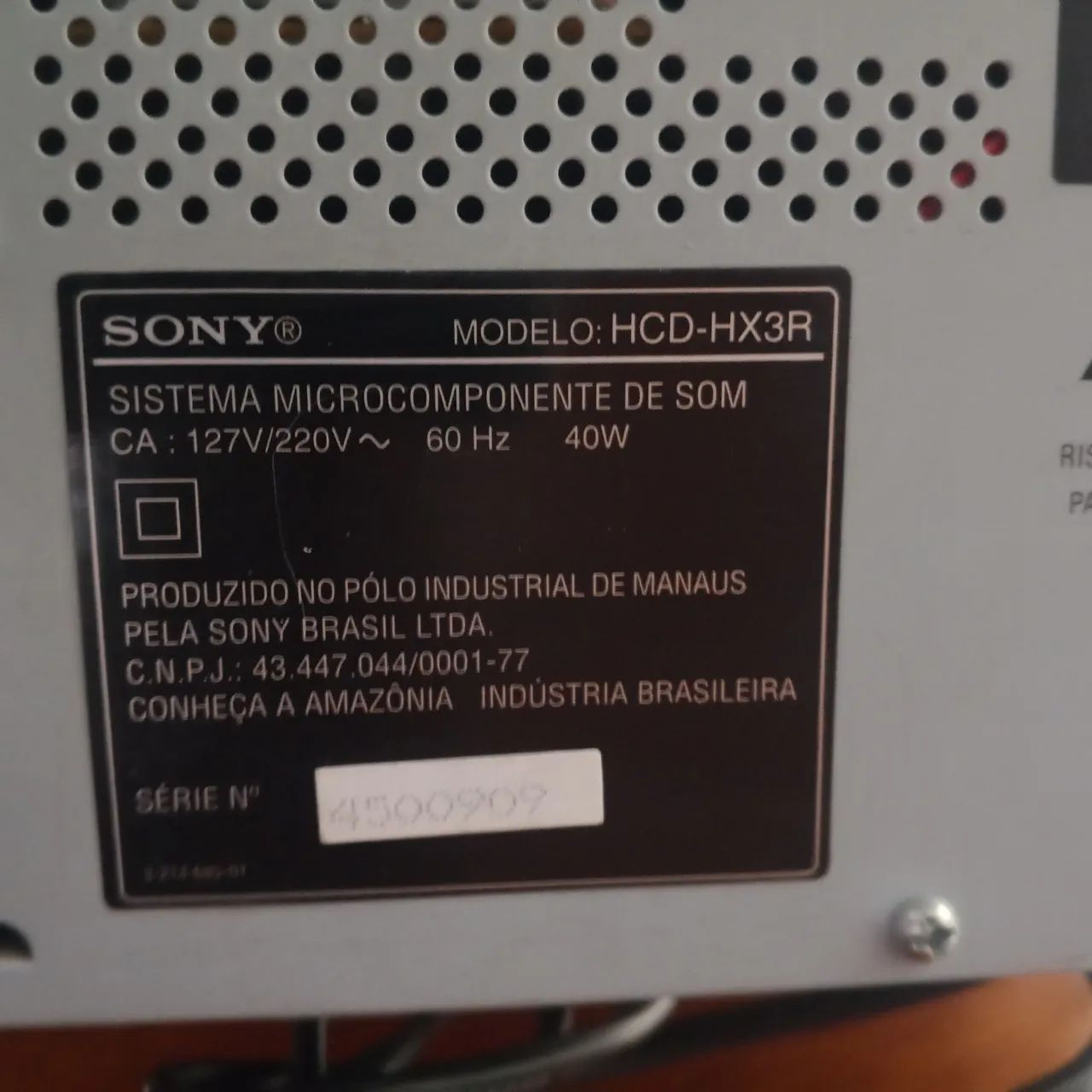 Microsystem Sony raridade antigo perfeito Funcionamento conservado com coleção de CDS  - Foto 3