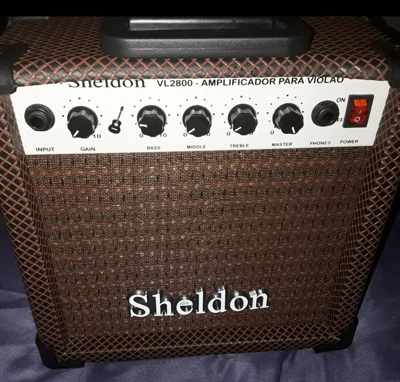 Amplificador de Violão Sheldon VL2800 20W + CABO P10 5m