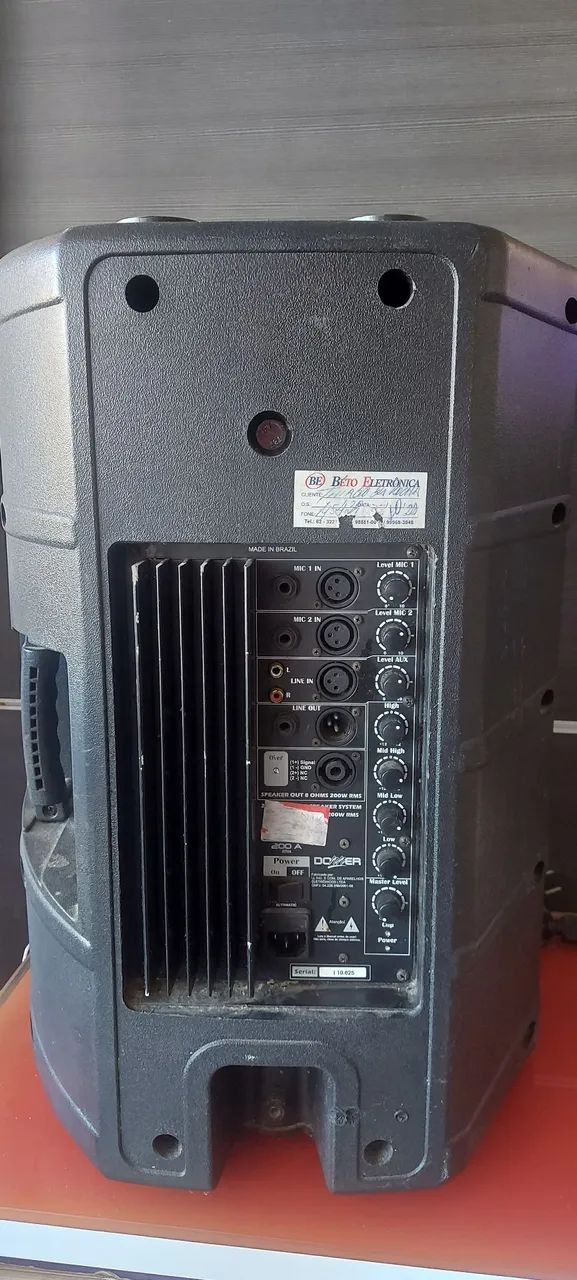 Caixa de Som Ativa DONNER -Potência,Qualidade e Som Profissional - Foto 3