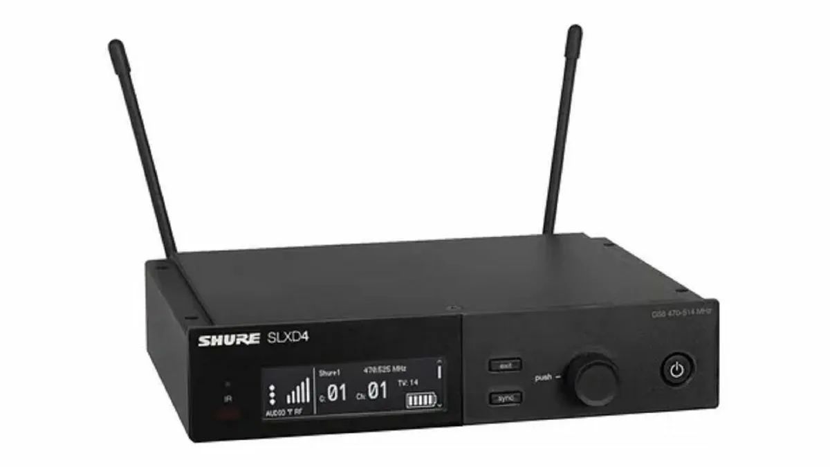 Receptor Digital Shure Slxd4-G58 Sem Fio - Foto 3